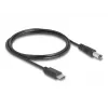 DeLOCK USB-Typ-C-Stromkabel 1 m 5,5 x 2,1 mm Stecker 5 V 1,5 A