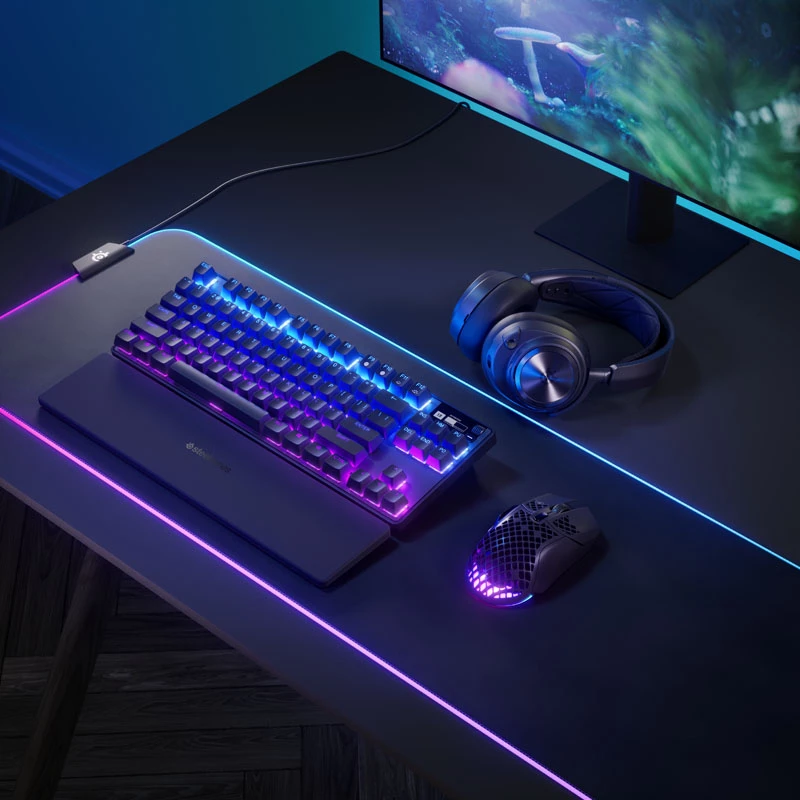 Steelseries Apex Pro TKL Tastatur Gaming USB + RF Wireless + Bluetooth QWERTZ Deutsch Schwarz