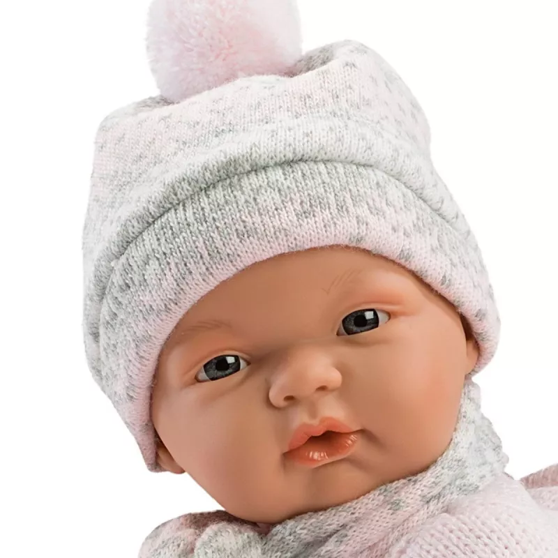 Llorens Weinende Puppe 38938 Made of Roses, 38 cm lebensechte Babypuppe