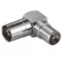 Microconnect COAXADAPTERA Kabeladapter Coax Silber