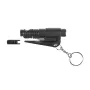 Notfallwerkzeug GUARD YC-004-BL — Gürtelmesser mit Trillerpfeife, Glasbrecher, Technopolymer, 75×35×15 mm, 100 g