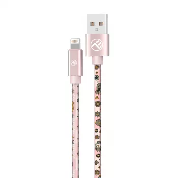 USB-auf-Lightning-Kabel Tellur TLL155621 3A 1 m — pink