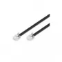 Wentronic Goobay Modular Verbindungskabel, Schwarz, 3 m – RJ12-Stecker (6P6C) auf RJ12-Stecker (6P6C) (50321)