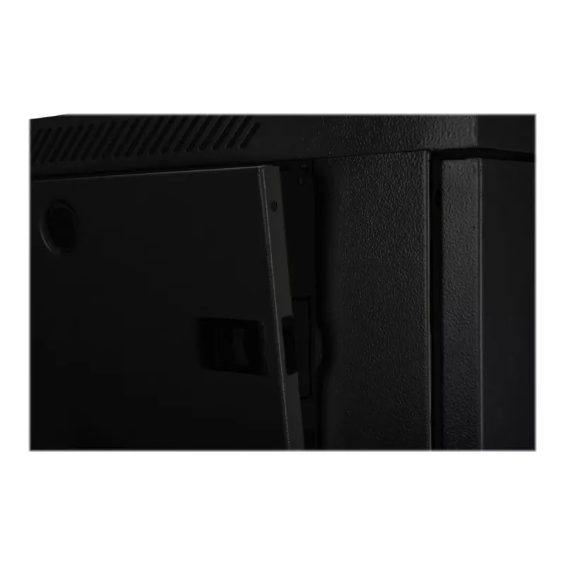 DIGITUS Dynamic Basic DN-19 16-U-EC-SW - Schrank - Netzwerkschrank - geeignet für Wandmontage - Schwarz, RAL 9005 - 12U - 48.3 cm (19)