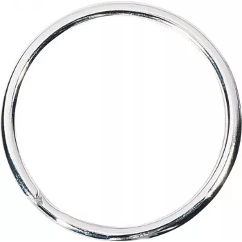 Schlüsselringe WEDO 2623030 Metall 30 mm Silber vernickelt Packung mit 100
