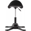 Ergonomischer Balancestuhl up up Toronto Schwarz Stoff mit längerer Gasfeder