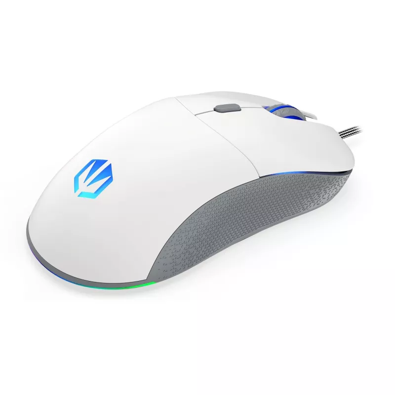 ENDORFY GEM Plus Onyx Weiß Maus Gaming Rechtshänder USB Typ-C Optisch 19000 DPI