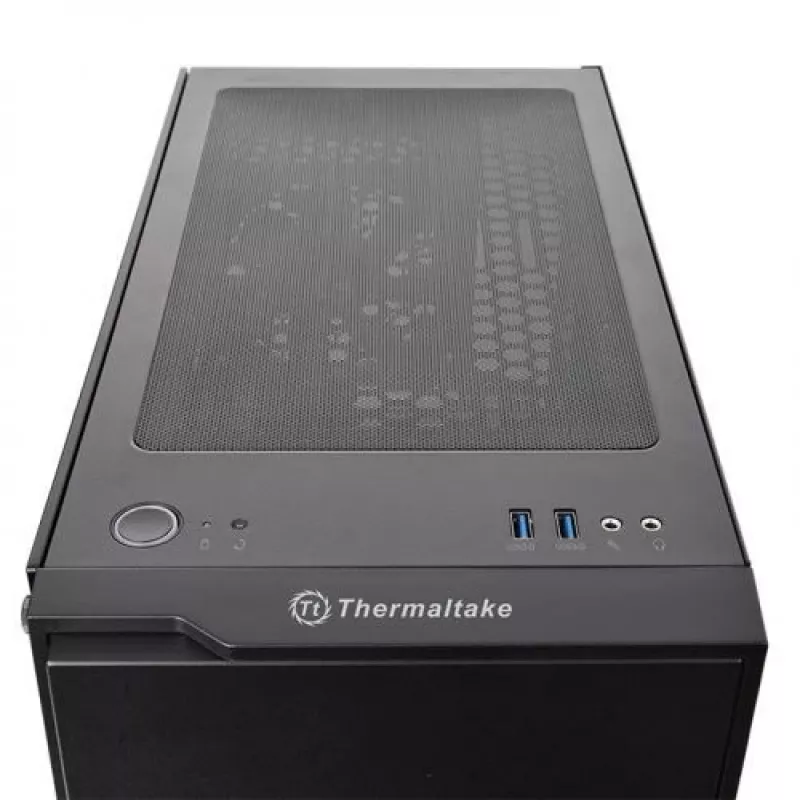 Thermaltake H100 TG MIDI Tower Schwarz
