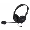Kabelgebundenes binaurales Gaming-Headset IBOX W1MV — ohrumschließend, 3,5 mm, 2 m Kabel, Bügelmikrofon