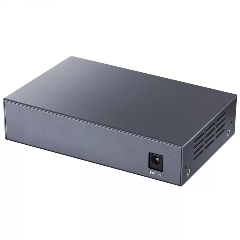 Cudy GS1005P Netzwerk-Switch — 5-Port Gigabit Ethernet mit 4 PoE-Ports, 60 W Gesamtleistung, Metallgehäuse, rackmontierbar