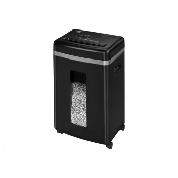 Aktenvernichter Fellowes Powershred 450M Micro-cut, 9-Blatt-Kapazität, 2 x 12 mm, 22-Liter-Auffangbehälter, schwarz