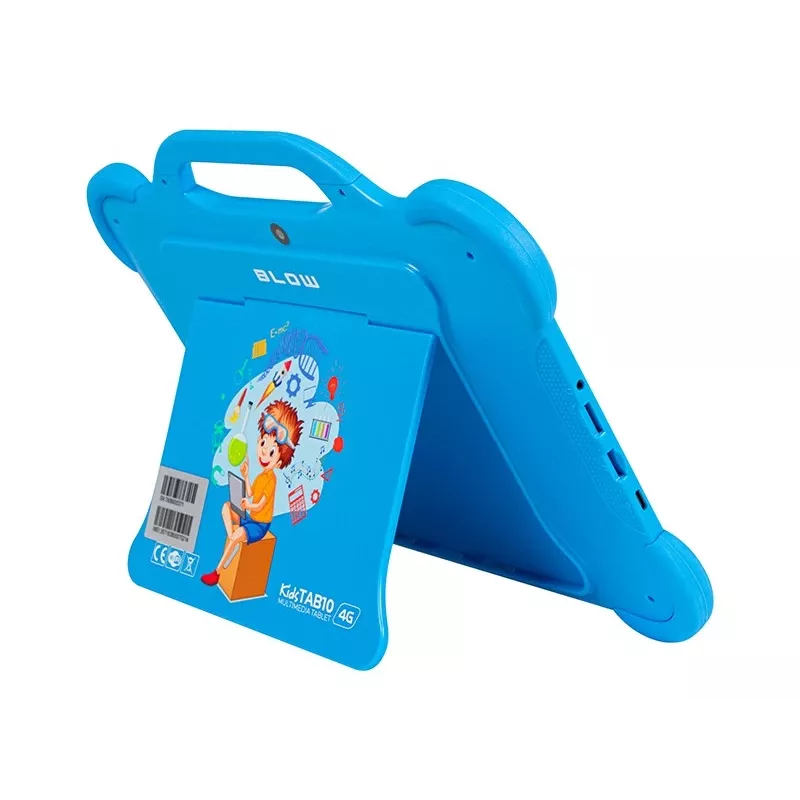 Tablet BLOW KidsTAB10 10,1 Zoll Full-Size-Tablet, 10,1 Zoll IPS 1200x1920, Android 12, 4 GB RAM, 64 GB eMCP, 4G (MicroSIM), 6000 mAh, Astral Blue