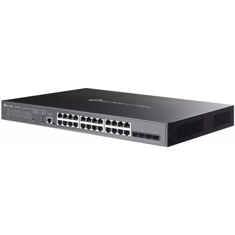 TP-Link SG5428XMPP Netzwerk-Switch Managed L3 Gigabit Ethernet (10/100/1000) Power over Ethernet (PoE) Schwarz