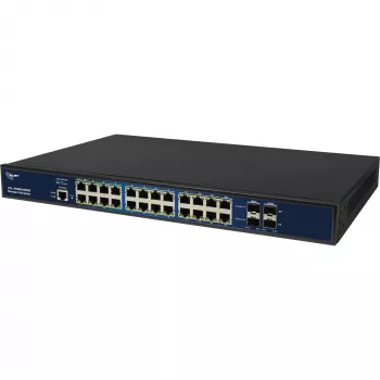 ALLNET 24+4P PoE+ Switch ALL-SG8626PM — 24x 10/100/1000 + 4x Uplink, PoE+