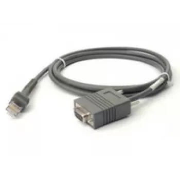 Zebra CBA-R01-S07PBR serielles Kabel Grau 2,1336 m RS232 DB9