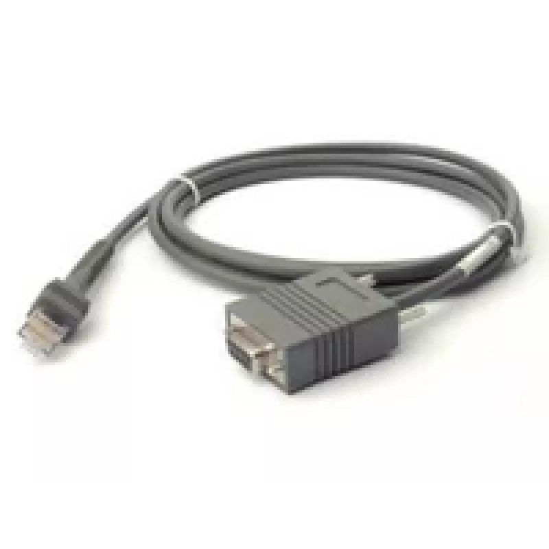 Zebra CBA-R01-S07PBR serielles Kabel Grau 2,1336 m RS232 DB9