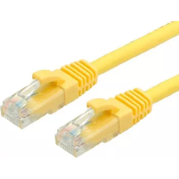 VALUE - Patchkabel - RJ-45 (M) zu RJ-45 (M) - 3 m - UTP - CAT 6a - vergossen, rastnasenfrei - Gelb, RAL 1004 (21.99.1433)