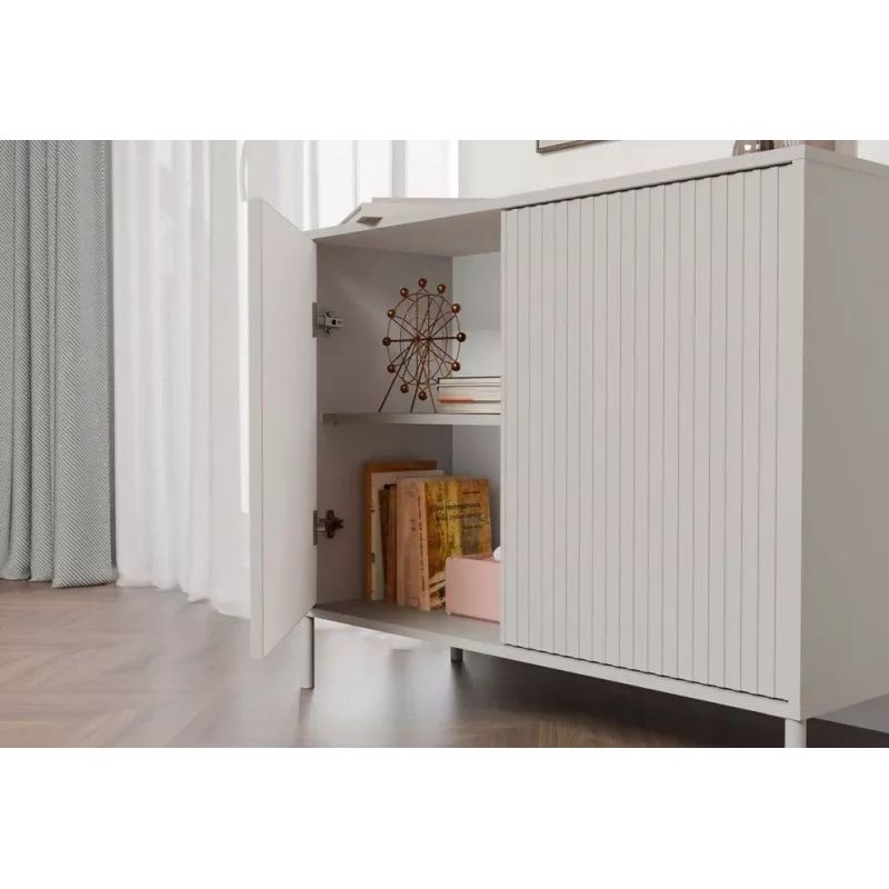 KAMARO 2D schlank Kommode, Kaschmirfarbe
