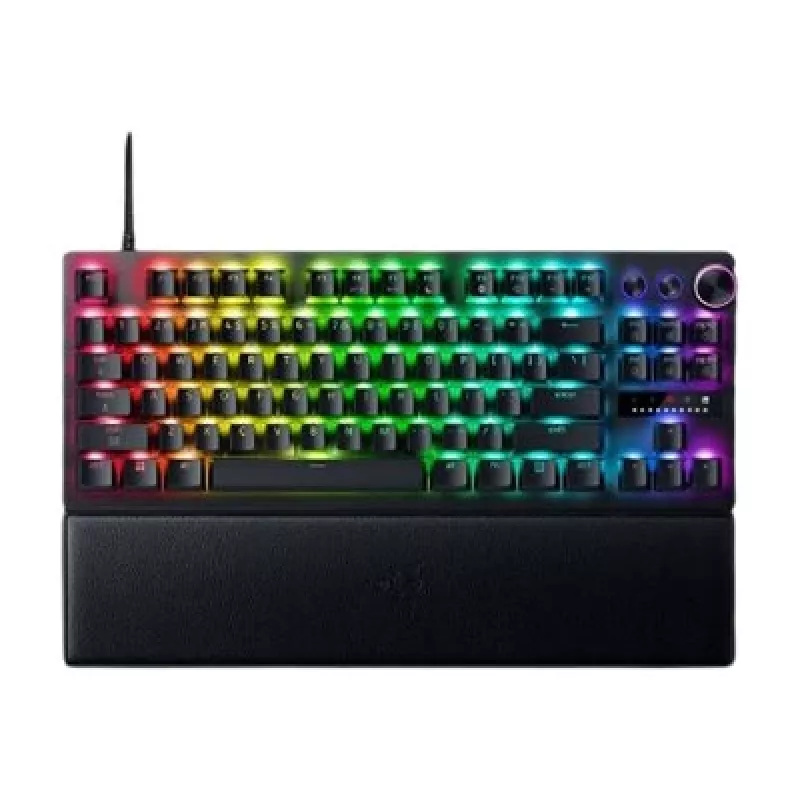 Razer Huntsman V3 Pro Tenkeyless 8KHz | Gaming-Tastatur | Kabelgebunden | US | Schwarz | USB Typ-C | Razer Analog Optical Switch Gen-2
