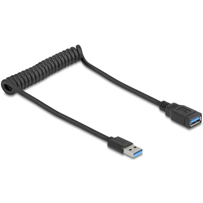 USB-Kabel DeLOCK 90367 0,6 m USB A Schwarz