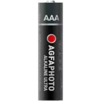 AgfaPhoto Ultra LR03 Micro AAA Batterie, Alkali-Mangan, 1,5 V, 4 Stk.