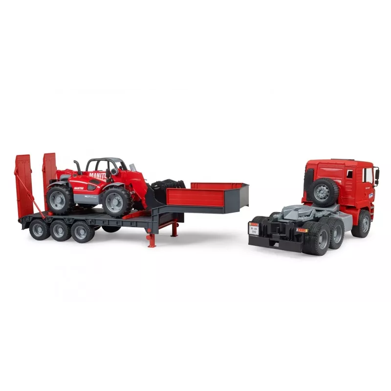Fahrzeugset BRUDER MAN TGA Lader-LKW mit Manitou-Lader