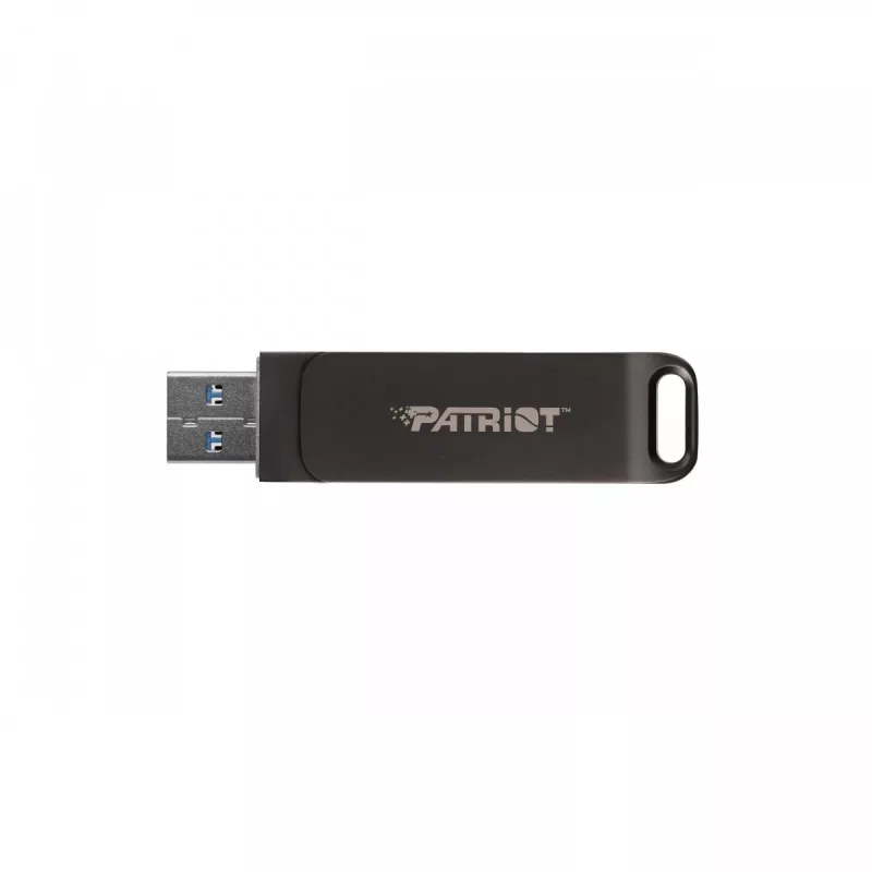 Flashdrive PATRIOT Rage R550 1TB 100 MB/S USB A+C Swivel Design (PE1TR550DSAD) Schwarz