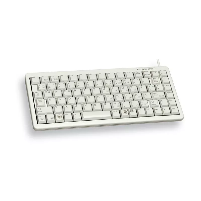 CHERRY Compact , Combo (USB + PS/2) Tastatur Office USB + PS/2 QWERTY Grau