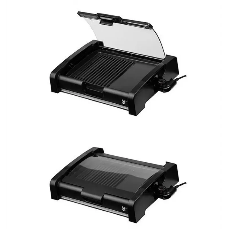 Lafe GRL-003 Elektrischer Kontaktgrill mit Deckel, 1650 W