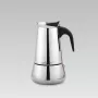 Moka pot Maestro MR-1660 0,2 L Edelstahl-Espressokocher, 4 Tassen, schwarzer Griff