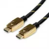 ROLINE 11.04.5921 DisplayPort-Kabel 2 m Schwarz - Gold (11.04.5921)
