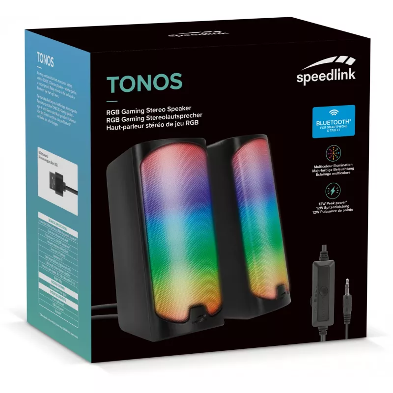 Lautsprecher SPEEDLINK TONOS RGB 6 W
