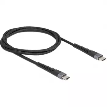 USB-Kabel DeLOCK 81124 USB 2.0 1m USB C Schwarz
