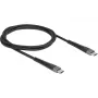 USB-Kabel DeLOCK 81124 USB 2.0 1m USB C Schwarz