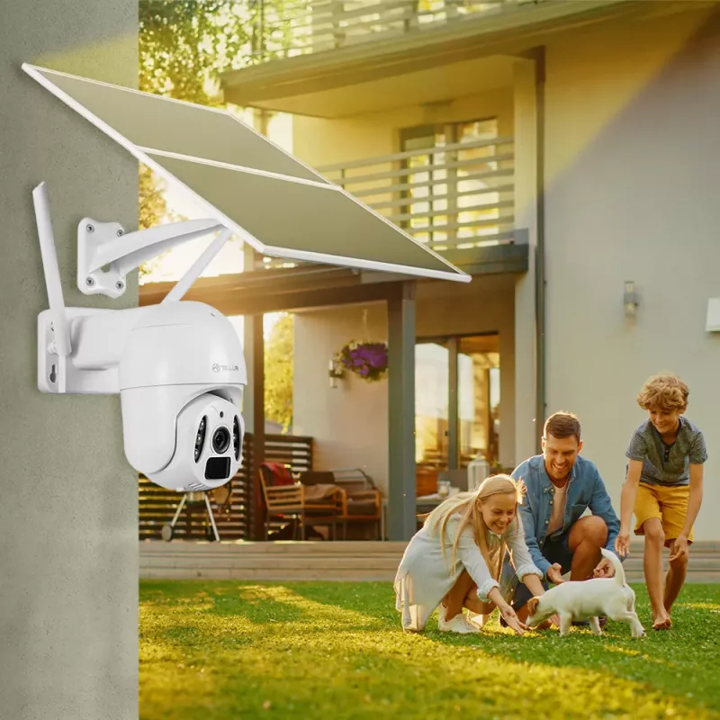 Überwachungskamera Tellur Smart WiFi Solar Camera P&T 3MP 2K UltraHD