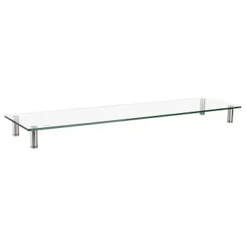 Monitorerhöhung mit Glasplatte 1000 mm lang