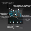 Qoltec, Spannungswandler, Hybrid-Solar-Wechselrichter Off-Grid 4kVA 4kW 120A MPPT LCD Wi-Fi BMS Sinus