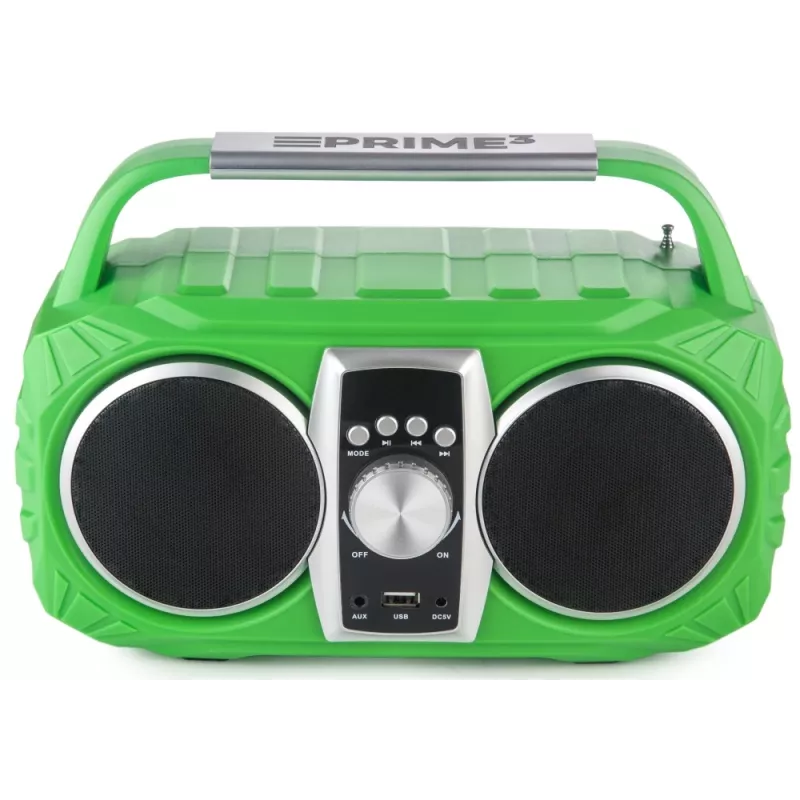 Radiowecker PRIME3 Prime3 APR71GR Neon — Wecker mit FM-Radio und LED-Anzeige