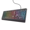 Trust GXT 792 QUADROX Tastatur Maus inklusive Gaming USB QWERTY US English Schwarz