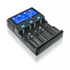 everActive UC-4200 Universalladegerät AC 12V 3A, unterstützt AA/AAA/C/9V, 4 Zellen, schwarz, integrierte Anzeige
