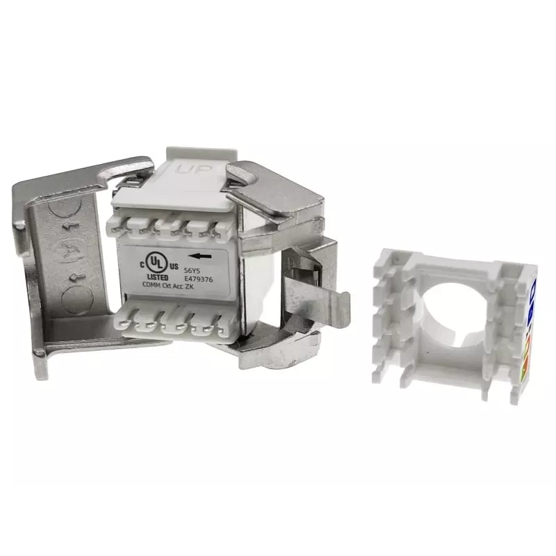 Alantec MB004-1 RJ45 werkzeugloses STP Cat.6 PoE+ Keystone-Modul ALANTEC Plus - Verbesserte Übertragungsleistung