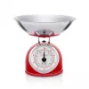 Mechanische Küchenwaage ETA ETA577790030 — 5 kg Kapazität, 25 g Genauigkeit, Edelstahl-Oberfläche, weißes Gehäuse