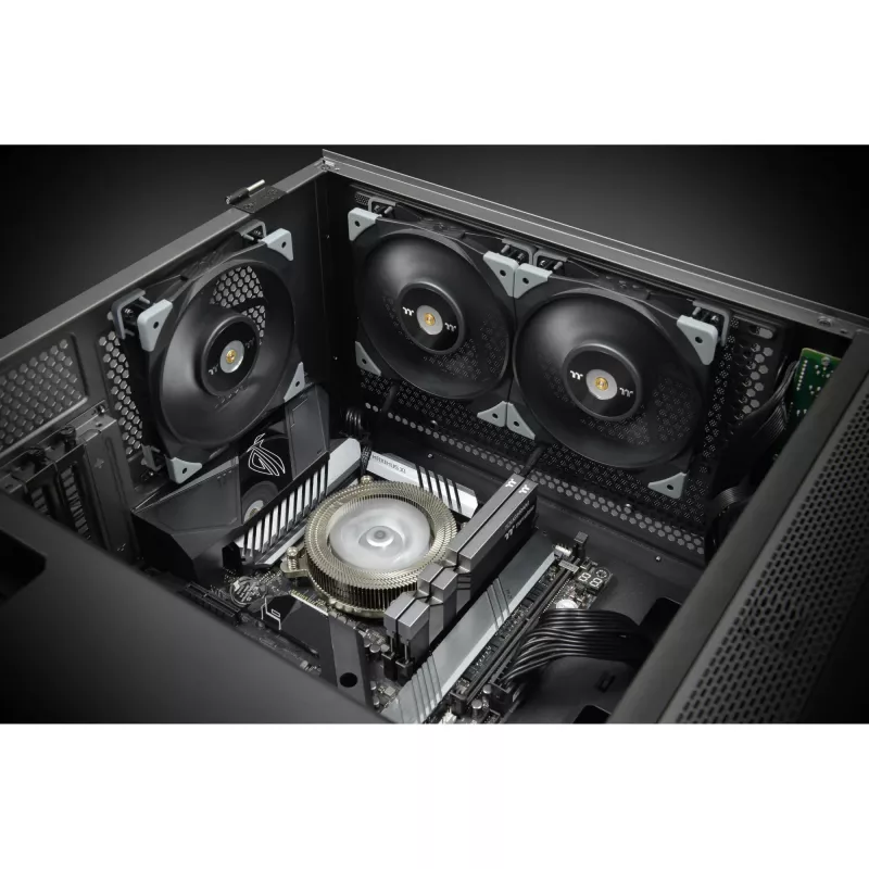 Thermaltake Toughfan 12 2-Pack Schwarz