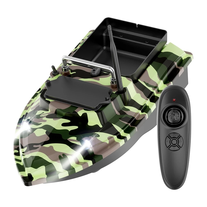 Köderboot Flytec V050 mit 12000mAh Akku, Camo Grün — ferngesteuertes Futterboot