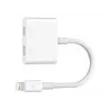 Belkin | Lightning Audio + Charge RockStar-Kabel, 11,5 cm, Weiß | F8J198btWHT
