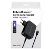 Qoltec PD 120W Turbo Fast Charger | 5-28V | 3-4.5A | USB-C | Schwarz