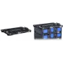 Adapterplatte allit EuroPlus HybridPlate ABS-Kunststoff, schwarz – Multi-Adapter kompatibel mit EuroPlus-Systemen