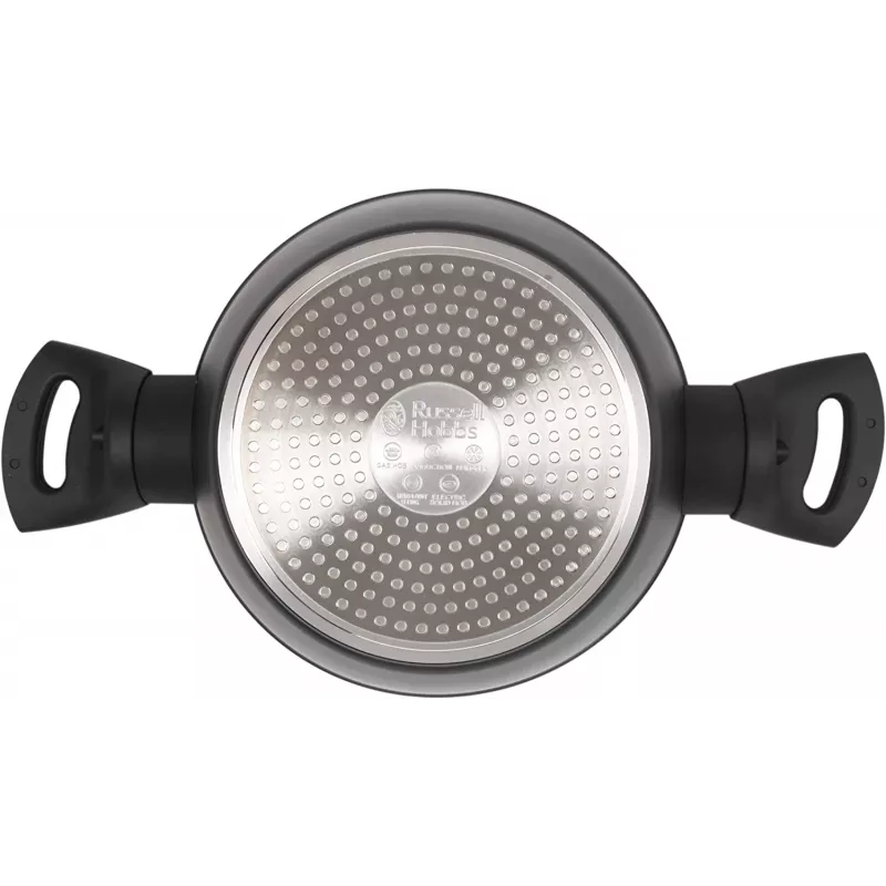 Kochtopf Russell Hobbs RH01669BEU7 20 cm, schwarz, Edelstahl-Innenbereich