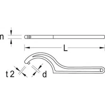 Spannerschlüssel Gedore 6337470 Gewicht 276 g