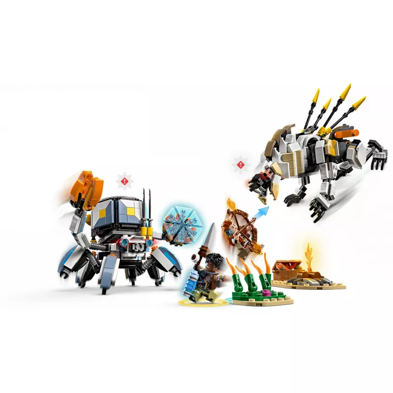 LEGO Set Horizon Adventures 77037 – Aloy und Varl vs. Shell-Walker und Sawtooth, 768 Teile, 2 Minifiguren